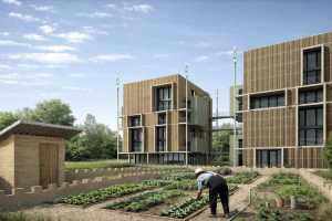 Étude prospective — Logements bois Étude prospective pour un programme de logements en construction bois, explorant des solutions architecturales durables et reproductibles.